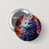 Badge Rond 5 Cm Whisker Wonder (Devant & derrière)