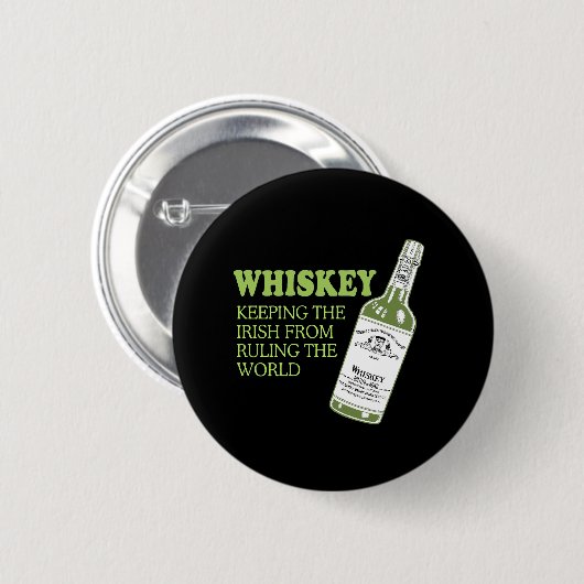 BADGE ROND 5 CM WHISKEY IRLANDAIS (Devant & derrière)
