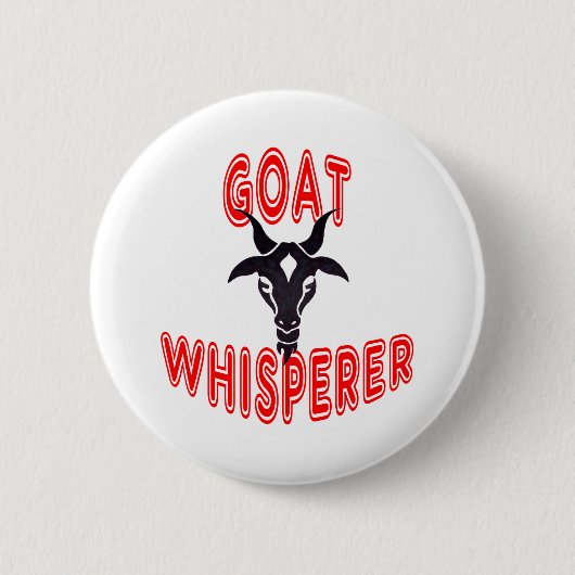 Badge Rond 5 Cm Whisperer de chèvre (Devant)