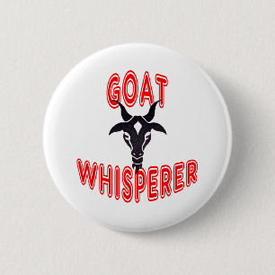 Badge Rond 5 Cm Whisperer de chèvre