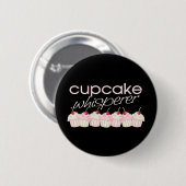 Badge Rond 5 Cm Whisperer de petit gâteau (Devant & derrière)