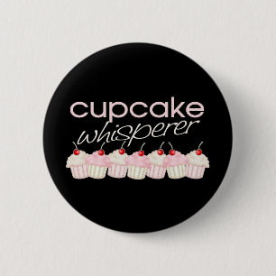 Badge Rond 5 Cm Whisperer de petit gâteau