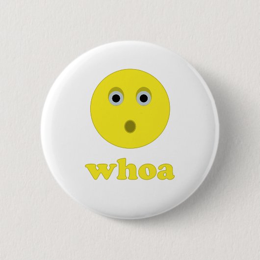 Badge Rond 5 Cm whoa bouton (Devant)