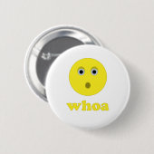 Badge Rond 5 Cm whoa bouton (Devant & derrière)