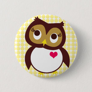 Badge Rond 5 Cm Whoo vous aime