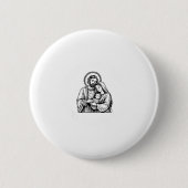 Badge Rond 5 Cm Whose God White Baby Is This Funny Christmas (Devant)