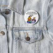 Badge Rond 5 Cm wiatress inclinant la plaisanterie (En situation)