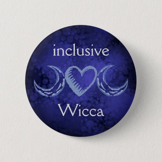 Badge Rond 5 Cm Wicca inclus (Devant)