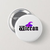Badge Rond 5 Cm Wiccan (Devant & derrière)
