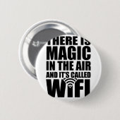 Badge Rond 5 Cm Wifi magique (Devant & derrière)