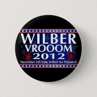 Badge Rond 5 Cm Wilber pour le Président Button