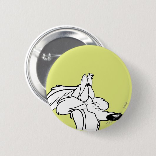 BADGE ROND 5 CM WILE E. COYOTE™ (Devant & derrière)