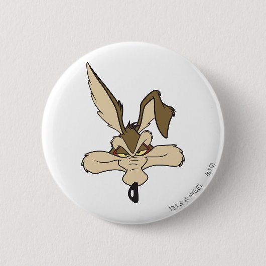 Badge Rond 5 Cm WILE E. COYOTE™ Blessé à la tête (Devant)