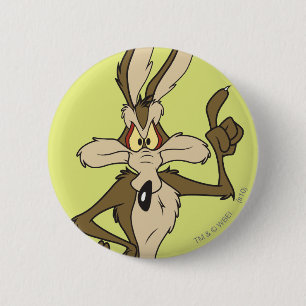Badge Rond 5 Cm Wile E. Coyote Haut