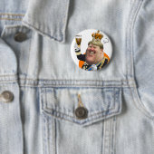 Badge Rond 5 Cm Willem Alexander button (En situation)