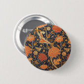 Badge Rond 5 Cm William Morris Cray Fond d'écran Motif (Devant & derrière)