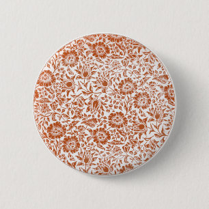Badge Rond 5 Cm William Morris Mallow Fond d'écran floral