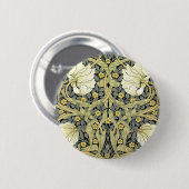 Badge Rond 5 Cm William Morris Pimpernel Fond d'écran floral (Devant & derrière)