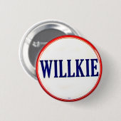 Badge Rond 5 Cm Willkie - bouton (Devant & derrière)