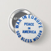 Badge Rond 5 Cm Wilson pour le président - bouton (Devant & derrière)