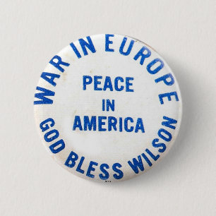Badge Rond 5 Cm Wilson pour le président - bouton