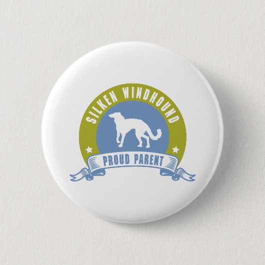 Badge Rond 5 Cm Windhound de soie (Devant)