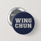 Badge Rond 5 Cm Wing Chun (Devant & derrière)