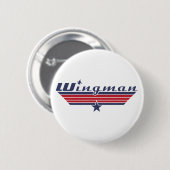 Badge Rond 5 Cm Wingman (Devant & derrière)