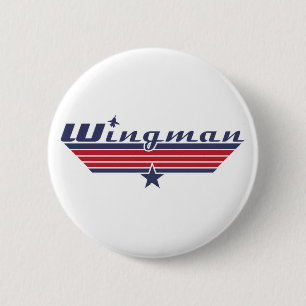 Badge Rond 5 Cm Wingman