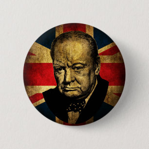 Badge Rond 5 Cm Winston Churchill