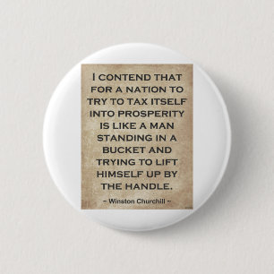 Badge Rond 5 Cm Winston Churchill #1