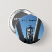 Badge Rond 5 Cm WIsconsin américain (Devant & derrière)