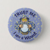 Badge Rond 5 Cm Wizard (Devant)