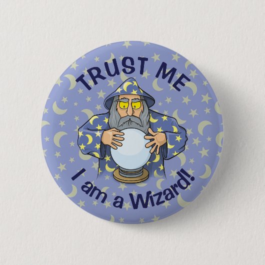 Badge Rond 5 Cm Wizard (Devant)