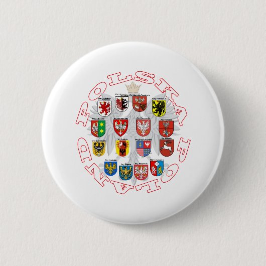 Badge Rond 5 Cm Wojewodztwa Polski (Devant)