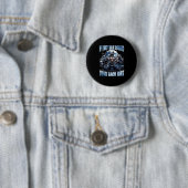 Badge Rond 5 Cm Wolf If They Talk Behind Your Back Fart Funny Crin (En situation)