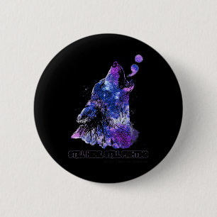 Badge Rond 5 Cm Wolf Toujours Là Pour Lutter Contre Le Suicide