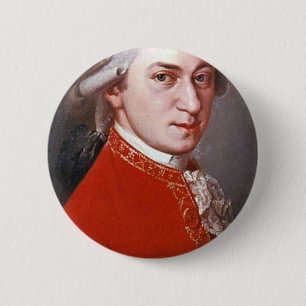 Badge Rond 5 Cm Wolfgang Amadeus Mozart