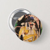 Badge Rond 5 Cm Wolverine (Devant & derrière)