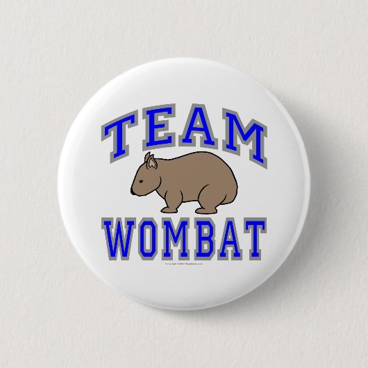 Badge Rond 5 Cm Wombat II d'équipe (Devant)