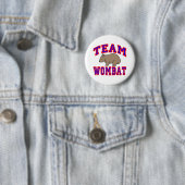 Badge Rond 5 Cm Wombat VI d'équipe (En situation)