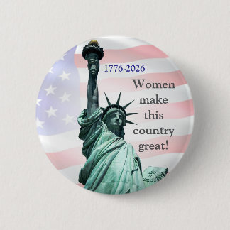 Badge Rond 5 Cm Women Make This Country Great! Button 1