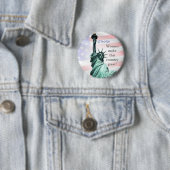 Badge Rond 5 Cm Women Make This Country Great! Button 1 (En situation)