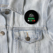 Badge Rond 5 Cm Womens Merry Christmas I'm Going To Be A Nana Preg (En situation)