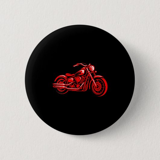 Badge Rond 5 Cm Women's Motorcycle Heart Biker Valentines Day Ride (Devant)
