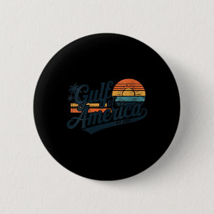 Badge Rond 5 Cm Womens Retro Golfe De Usa Amérique Est 2025 Améric