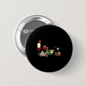 Badge Rond 5 Cm Womens Spellbind Wine Gl Of Santa Claus Gift Chris (Devant & derrière)