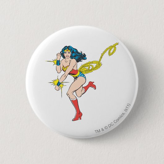Badge Rond 5 Cm Wonder Woman Cuffs (Devant)