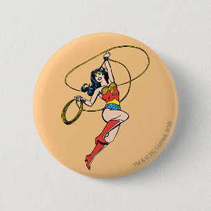 Badge Rond 5 Cm Wonder Woman Lasso de la vérité