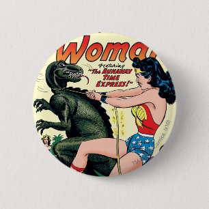 Badge Rond 5 Cm Wonder Woman Runaway Time Express
